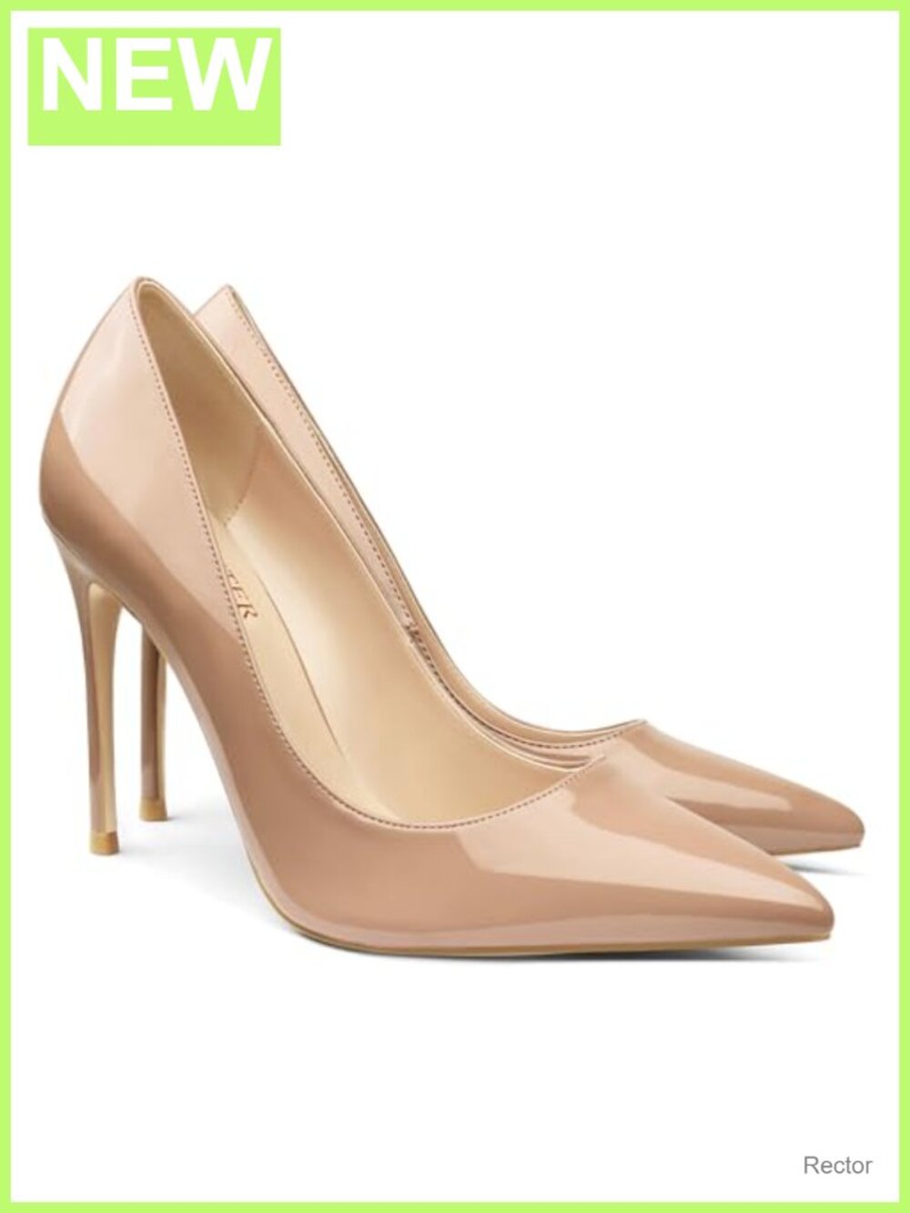 Women's Pointed Toe Stiletto Pumps 4 Inch Heels Slip On Dress Shoes